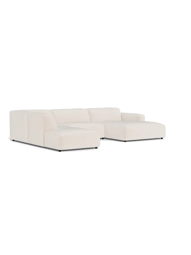 FLEXLUX Lucera 1,5-Sitzer mit Open End und Récamiere rechts