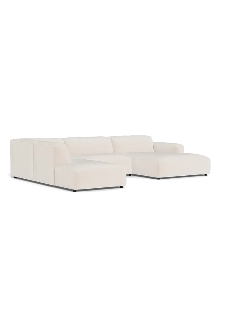 FLEXLUX Lucera 1,5-Sitzer mit Open End und Récamiere links