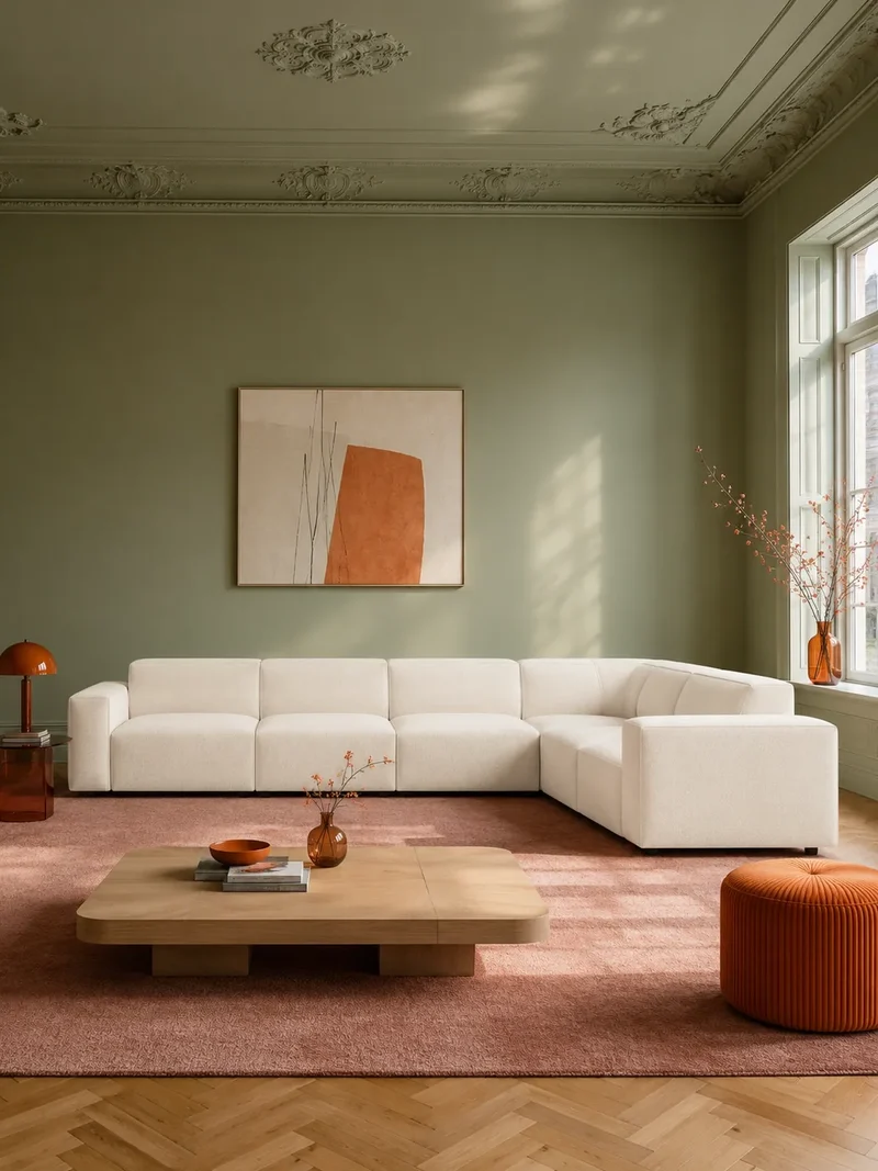 FLEXLUX Lucera 3-Sitzer Ecksofa rechts
