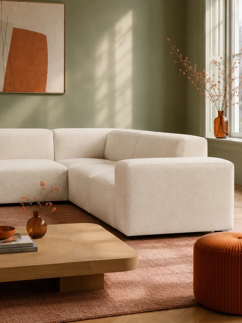 FLEXLUX Lucera 3-Sitzer Ecksofa rechts