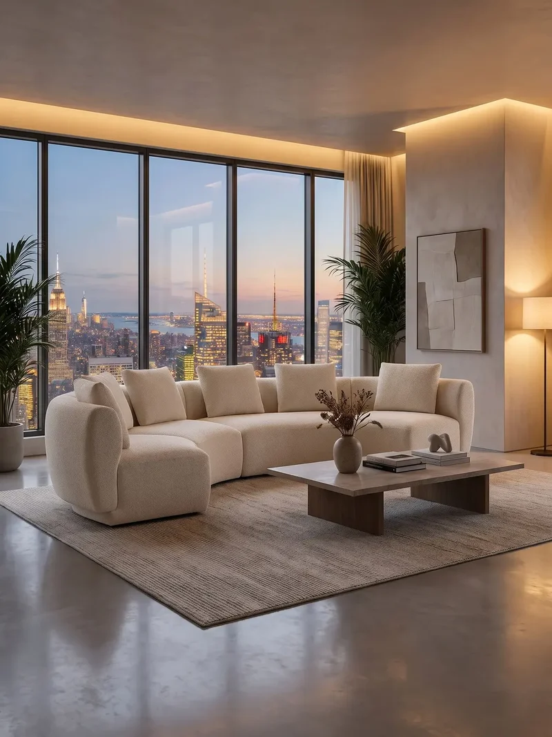 FLEXLUX Torino Rundsofa 403 cm