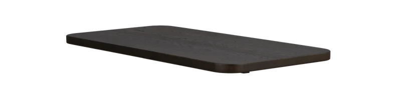 Ansteckplatte 50x100cm, Eiche braun