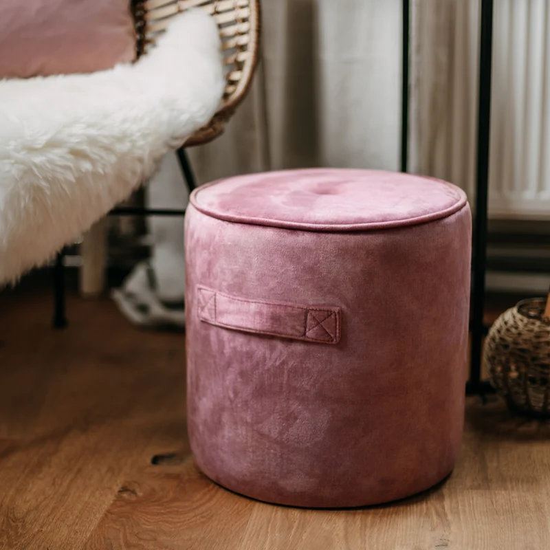 Hocker | Daisy in rosa