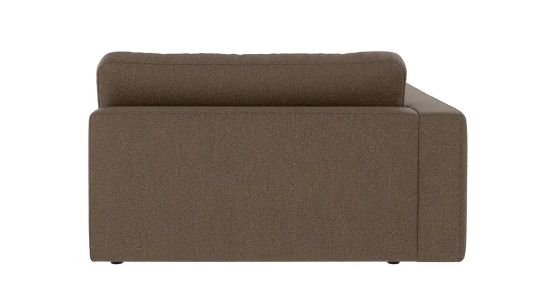 Chaiselongue Ecke links, braun