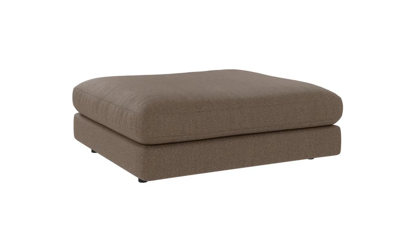 Loungesofa Modul Hocker, braun