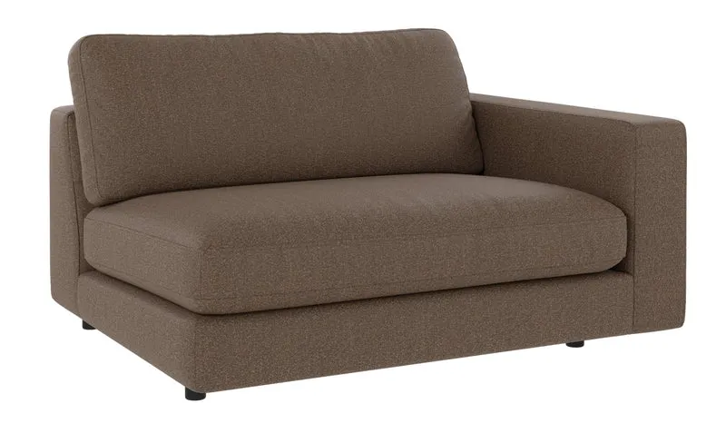 Loungesofa Modul Ecke rechts, braun