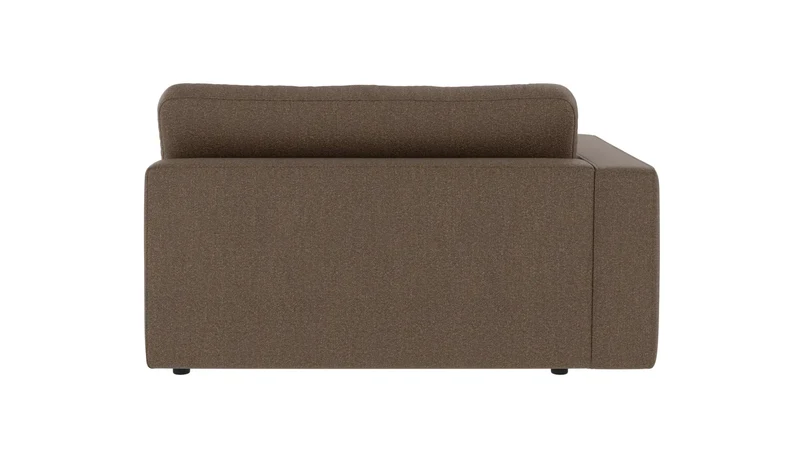 Loungesofa Modul Ecke links, braun