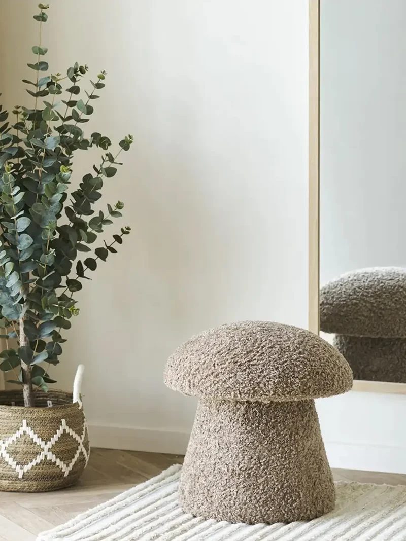 Enna Pouf Bouclé, braun