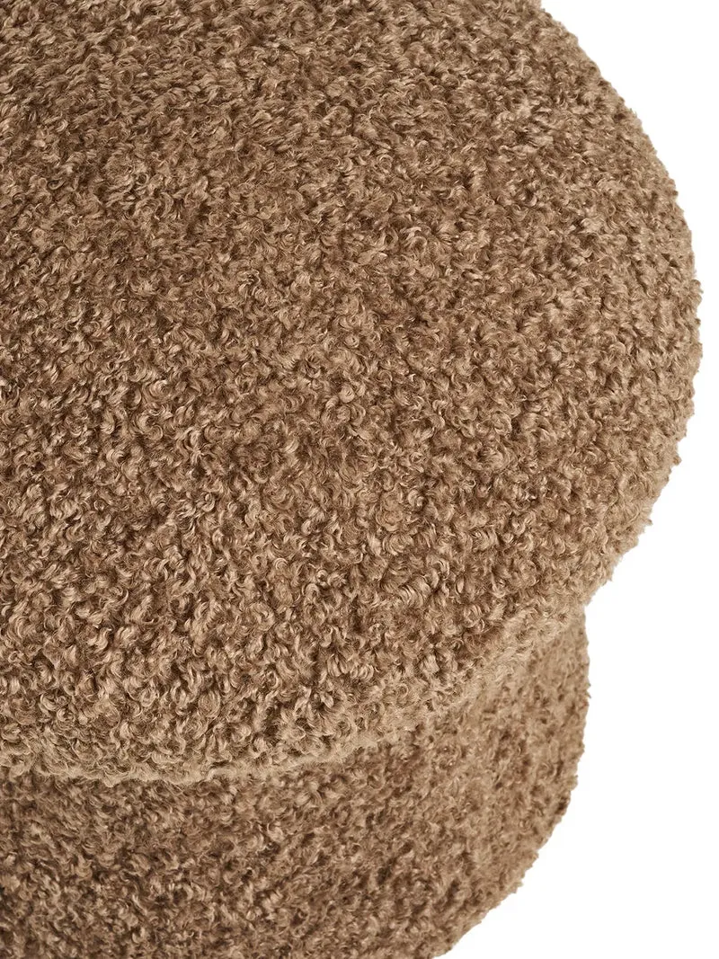 Enna Pouf Bouclé, braun