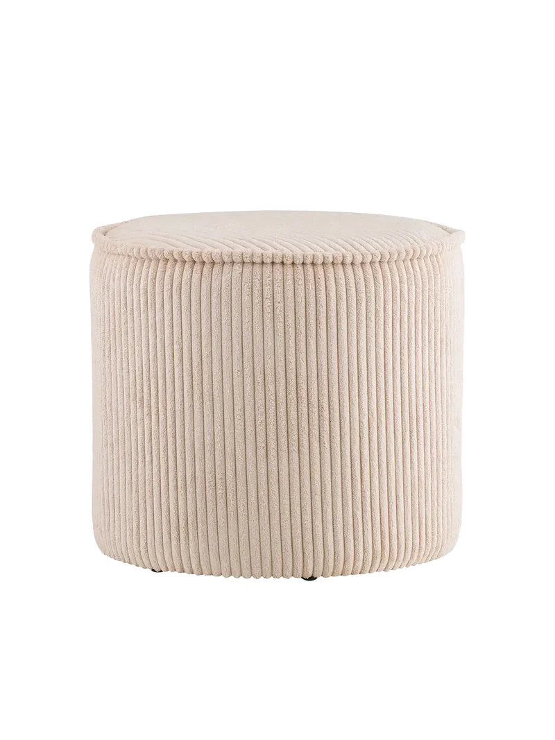 Taupo Pouf Cord, beige