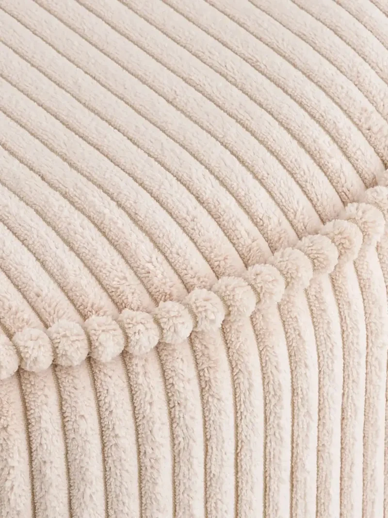 Taupo Pouf Cord, beige