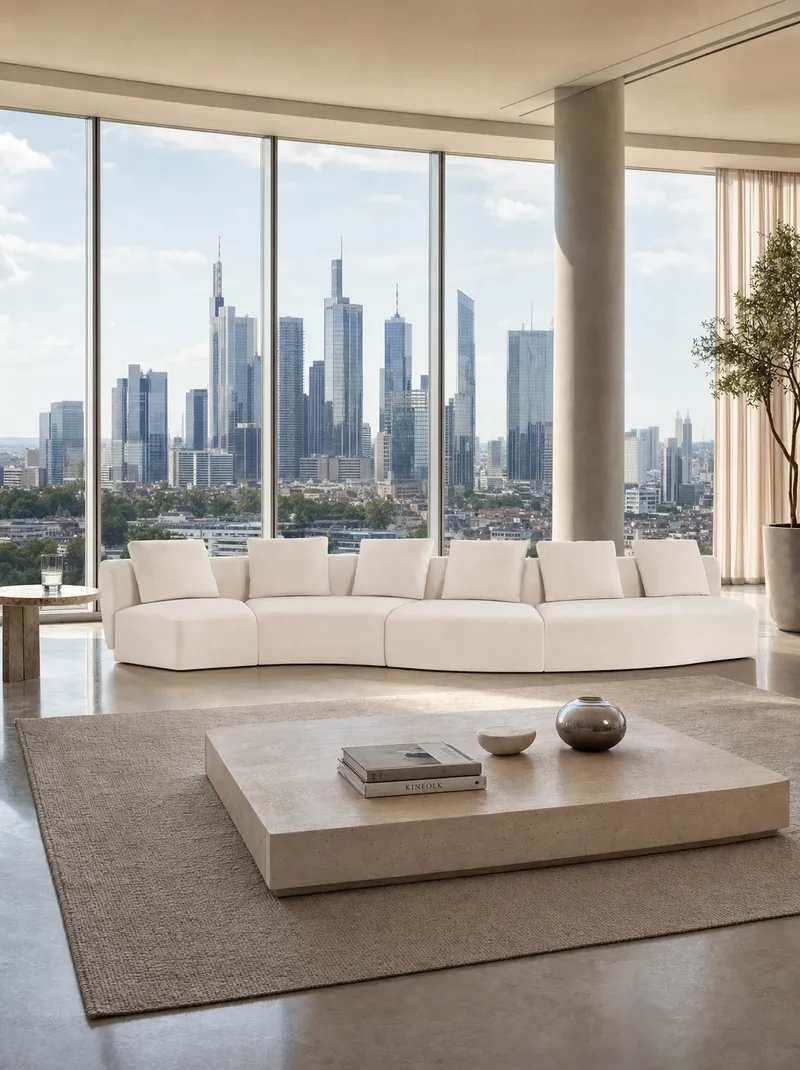 FLEXLUX Torino Großraum-Sofalandschaft 505 cm