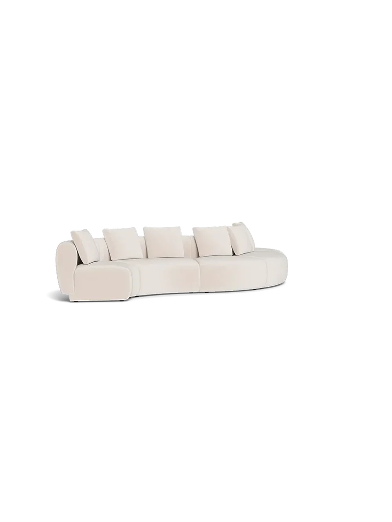FLEXLUX Torino Großraum-Sofalandschaft 505 cm