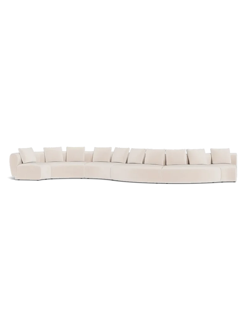 FLEXLUX Torino Großraum-Sofalandschaft 647 cm