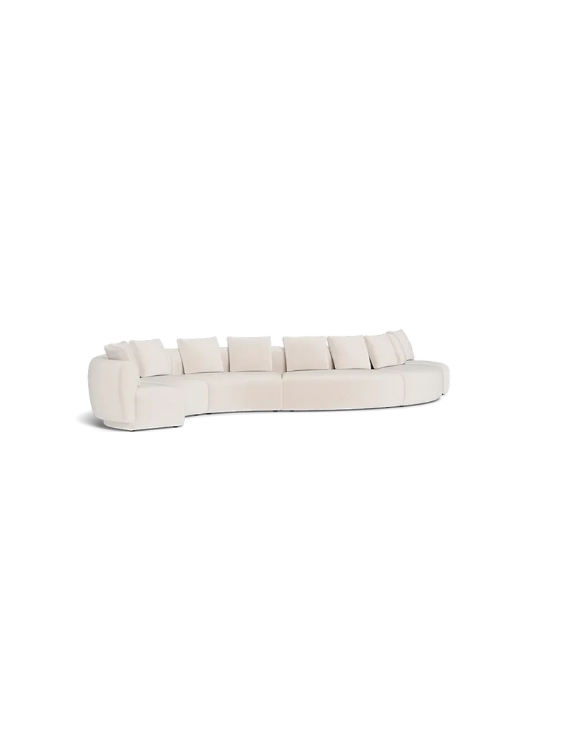 FLEXLUX Torino Großraum-Sofalandschaft 647 cm