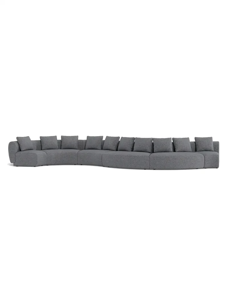FLEXLUX Torino Großraum-Sofalandschaft 647 cm