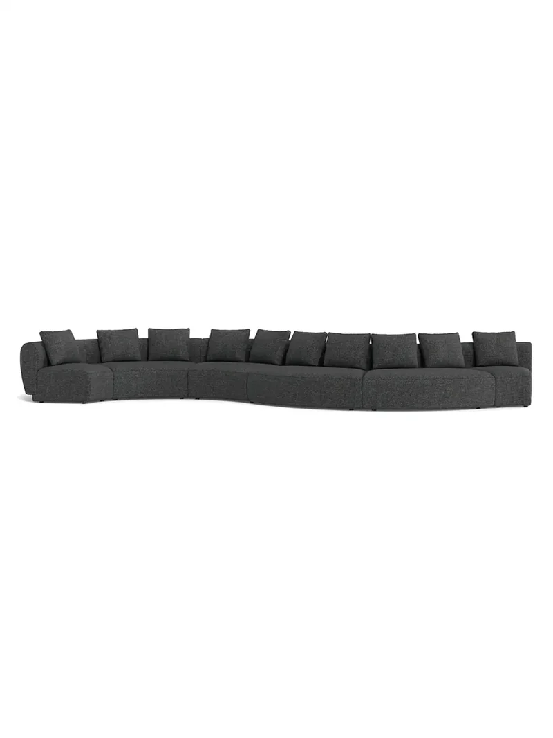 FLEXLUX Torino Großraum-Sofalandschaft 647 cm