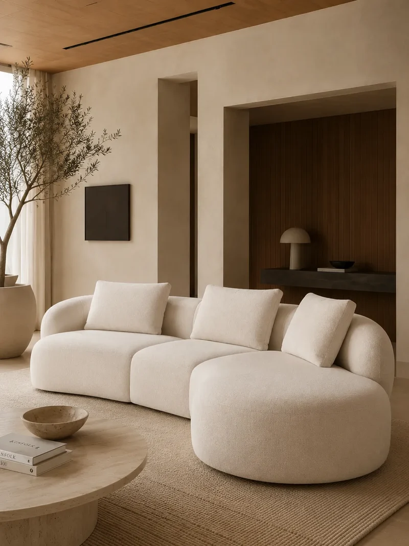 FLEXLUX Torino 1,5-Sitzer mit Récamiere rechts
