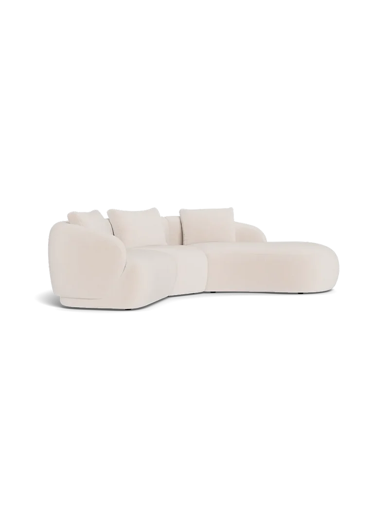 FLEXLUX Torino 1,5-Sitzer mit Récamiere rechts