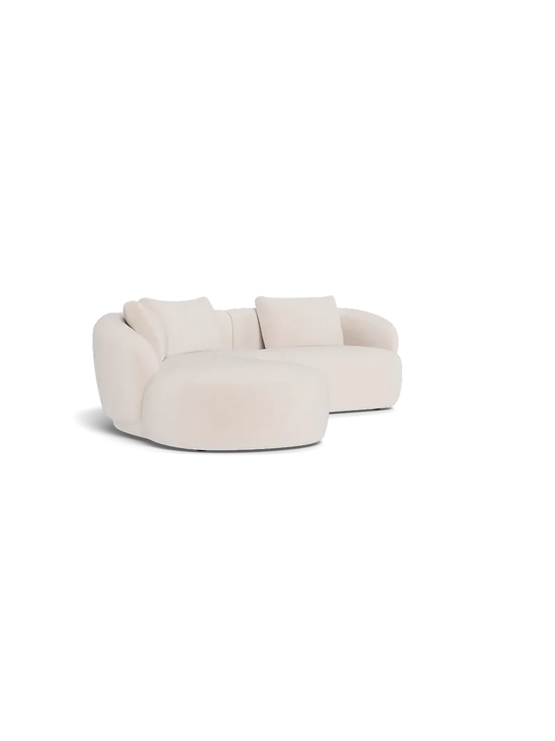 FLEXLUX Torino 1,5-Sitzer mit Récamiere links