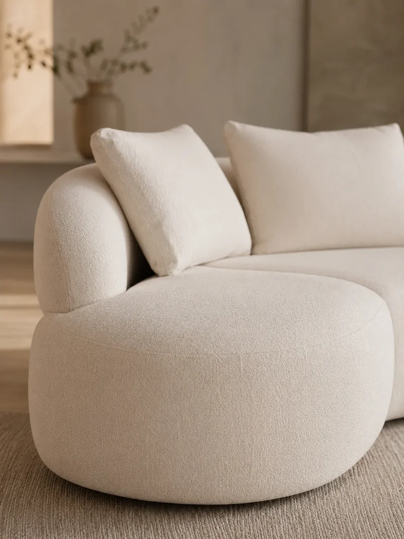 FLEXLUX Torino 2,5-Sitzer mit Récamiere XL links