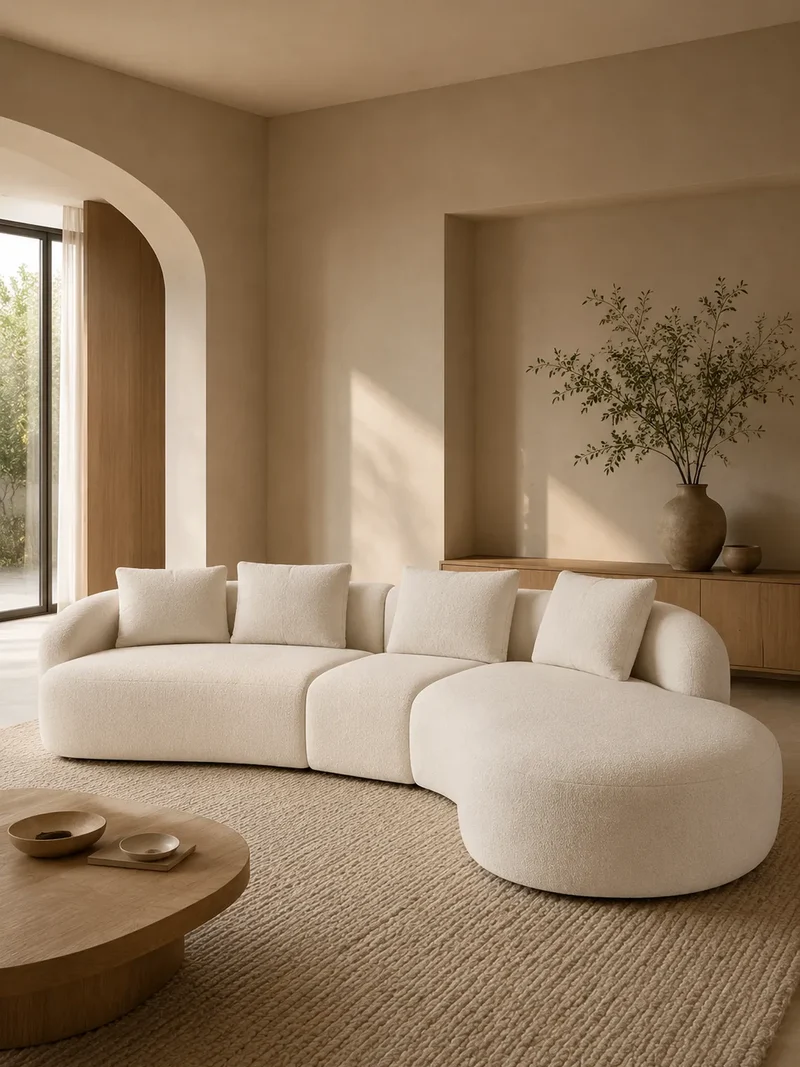 FLEXLUX Torino 2,5-Sitzer mit Récamiere XL rechts