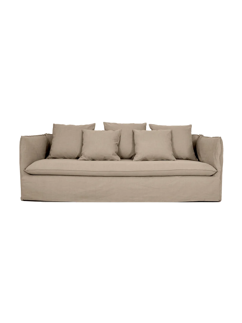 Sofa Leana – Stilvolles 4-Sitzer-Sofa mit abziehbarem Bezug
