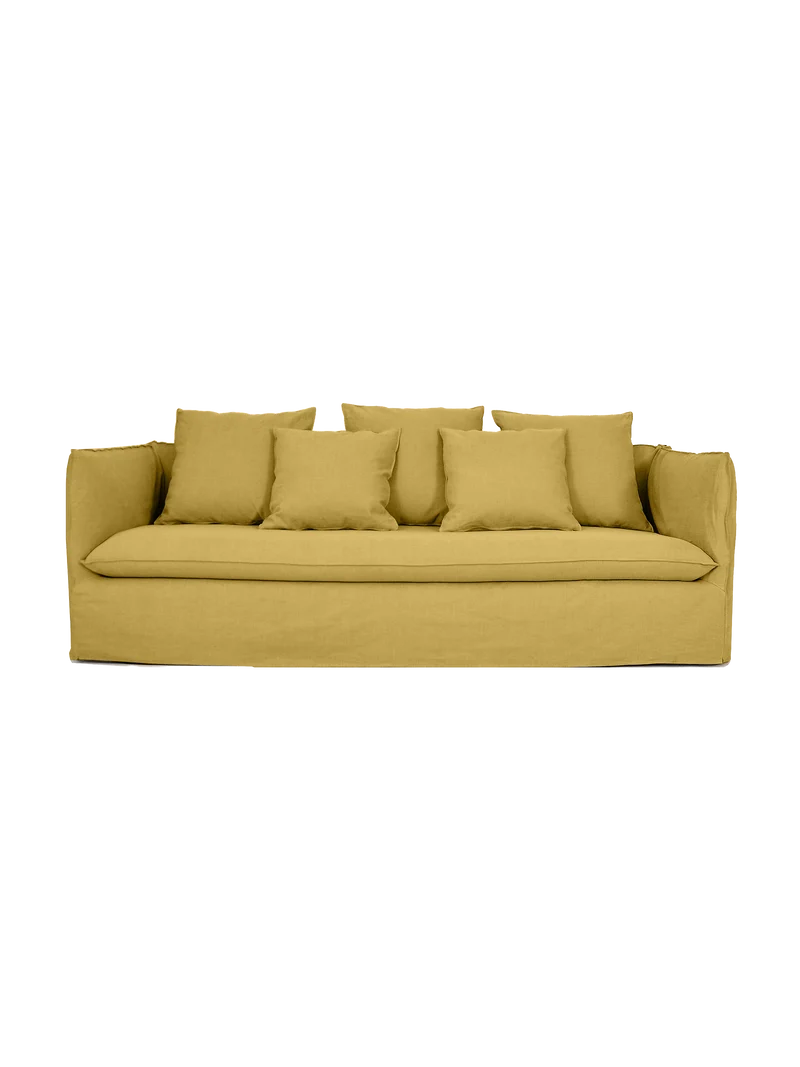 Sofa Leana – Stilvolles 4-Sitzer-Sofa mit abziehbarem Bezug