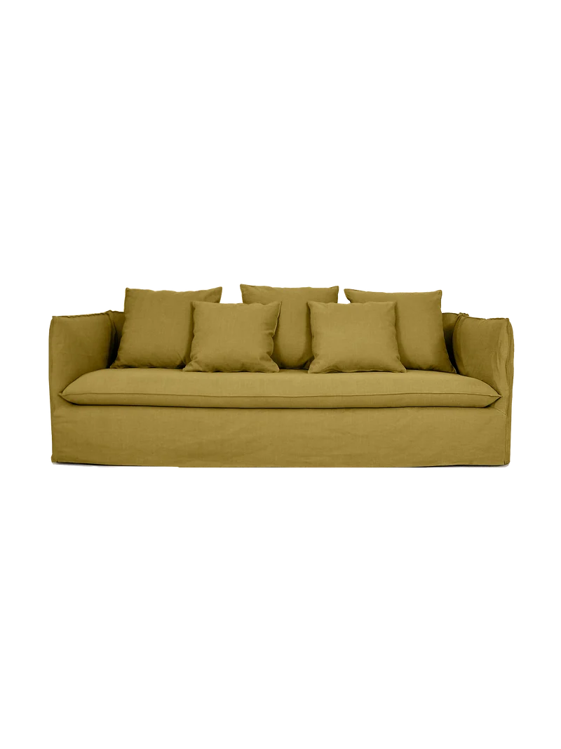 Sofa Leana – Stilvolles 4-Sitzer-Sofa mit abziehbarem Bezug