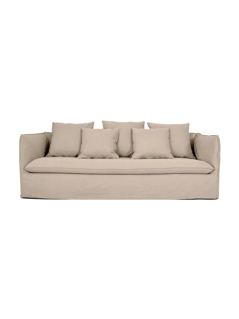 Sofa Leana – Stilvolles 4-Sitzer-Sofa mit abziehbarem Bezug