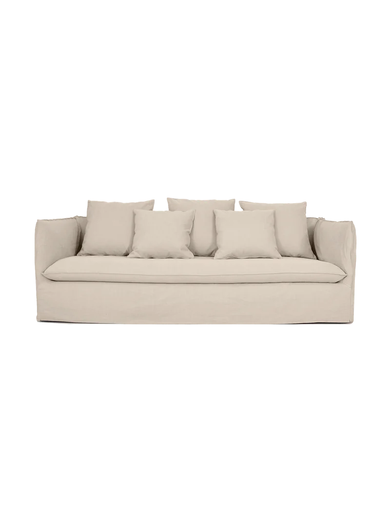 Sofa Leana – Stilvolles 4-Sitzer-Sofa mit abziehbarem Bezug