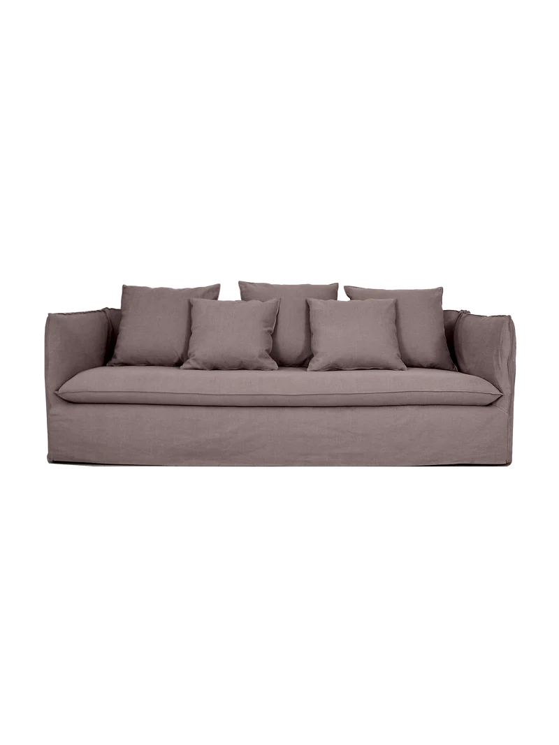 Sofa Leana – Stilvolles 4-Sitzer-Sofa mit abziehbarem Bezug