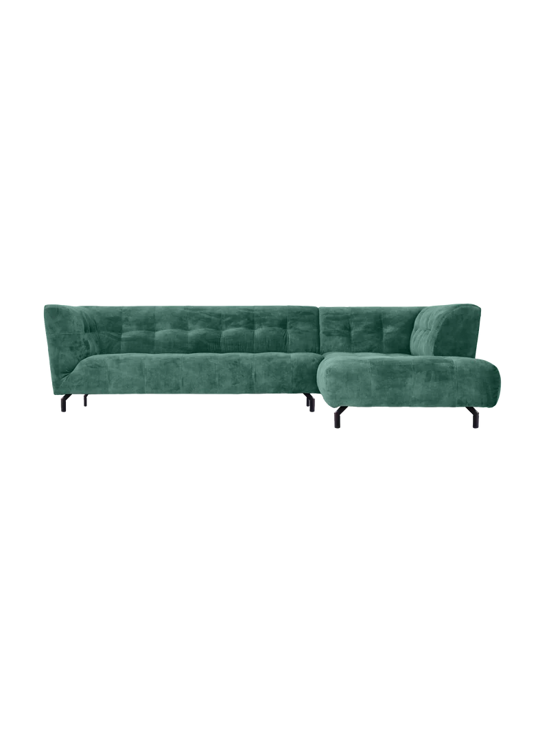 Ecksofa Easy – modernes Designsofa mit Metallfuß in vielen Farben