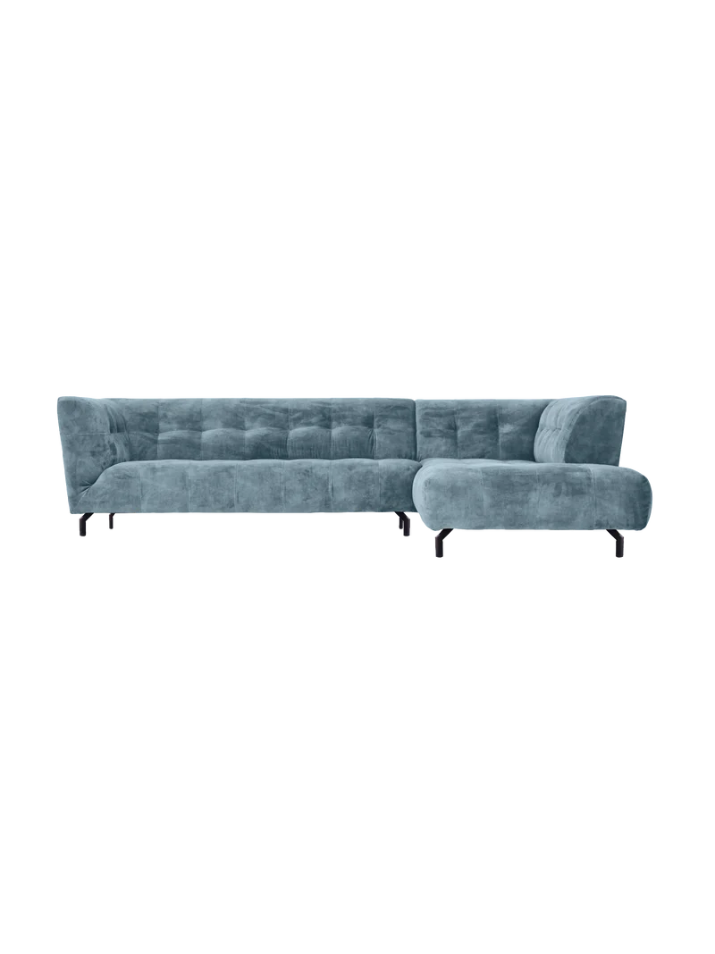 Ecksofa Easy – modernes Designsofa mit Metallfuß in vielen Farben