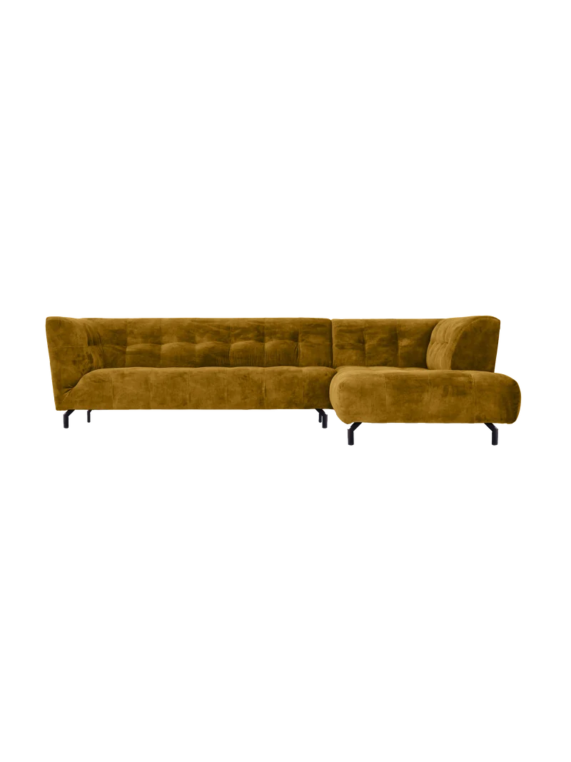 Ecksofa Easy – modernes Designsofa mit Metallfuß in vielen Farben