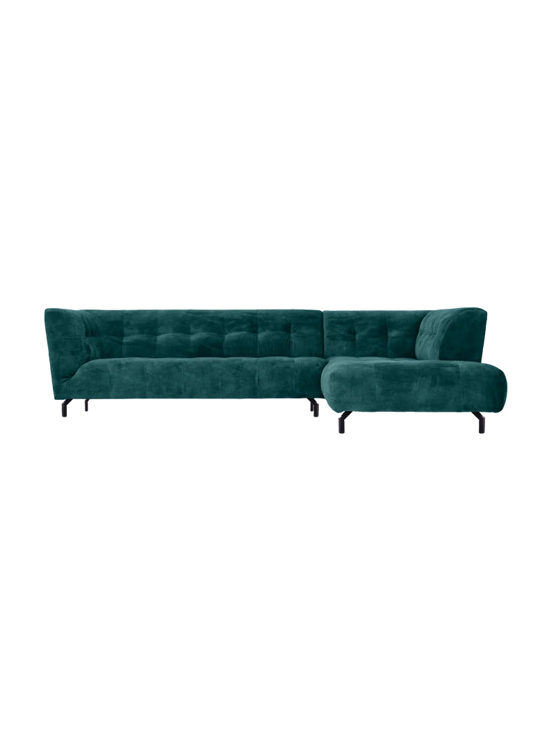 Ecksofa Easy – modernes Designsofa mit Metallfuß in vielen Farben