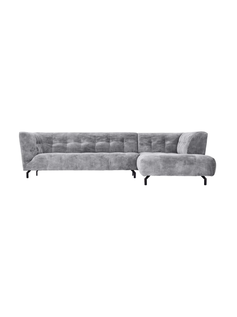 Ecksofa Easy – modernes Designsofa mit Metallfuß in vielen Farben