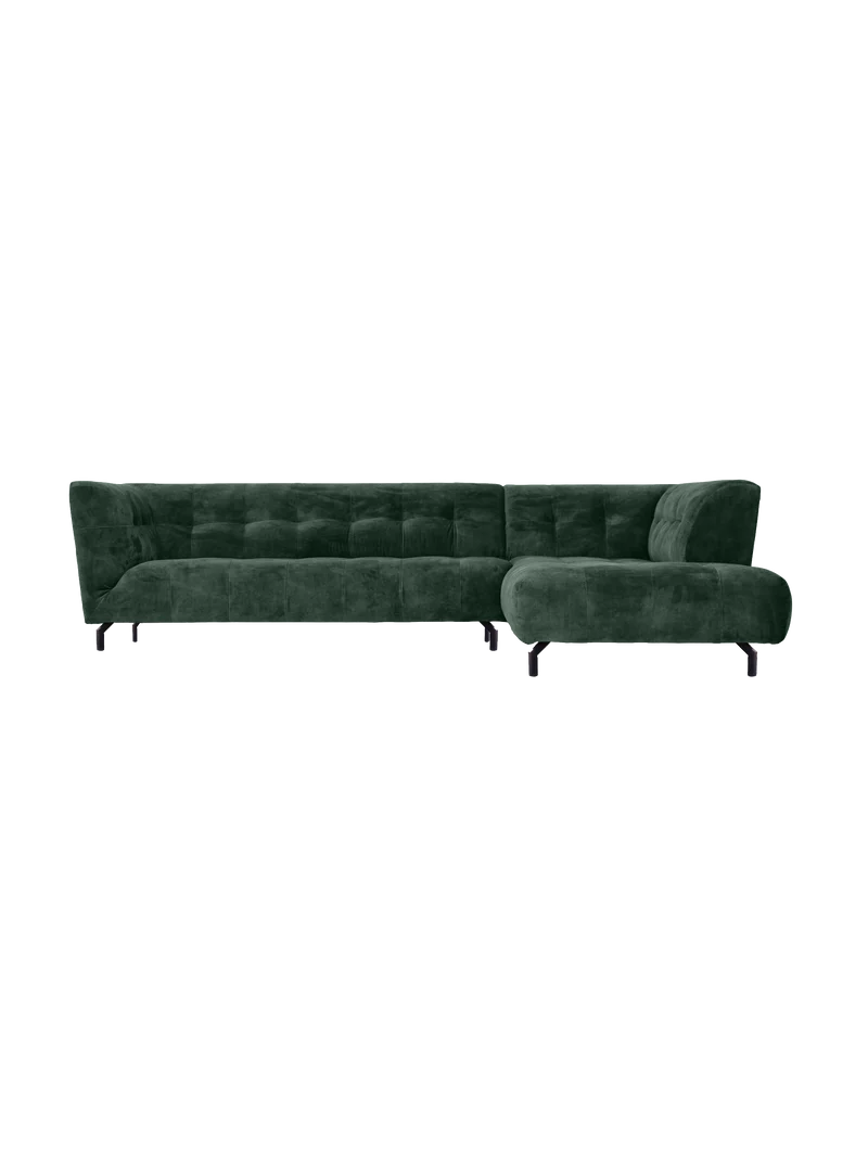 Ecksofa Easy – modernes Designsofa mit Metallfuß in vielen Farben