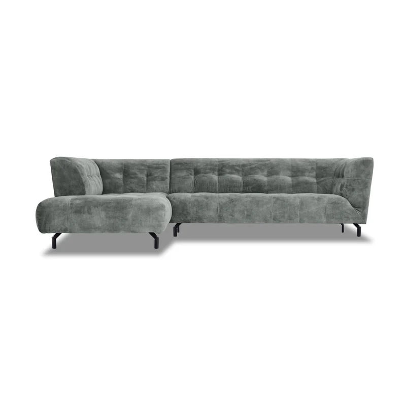 Ecksofa Easy – modernes Designsofa mit Metallfuß in vielen Farben