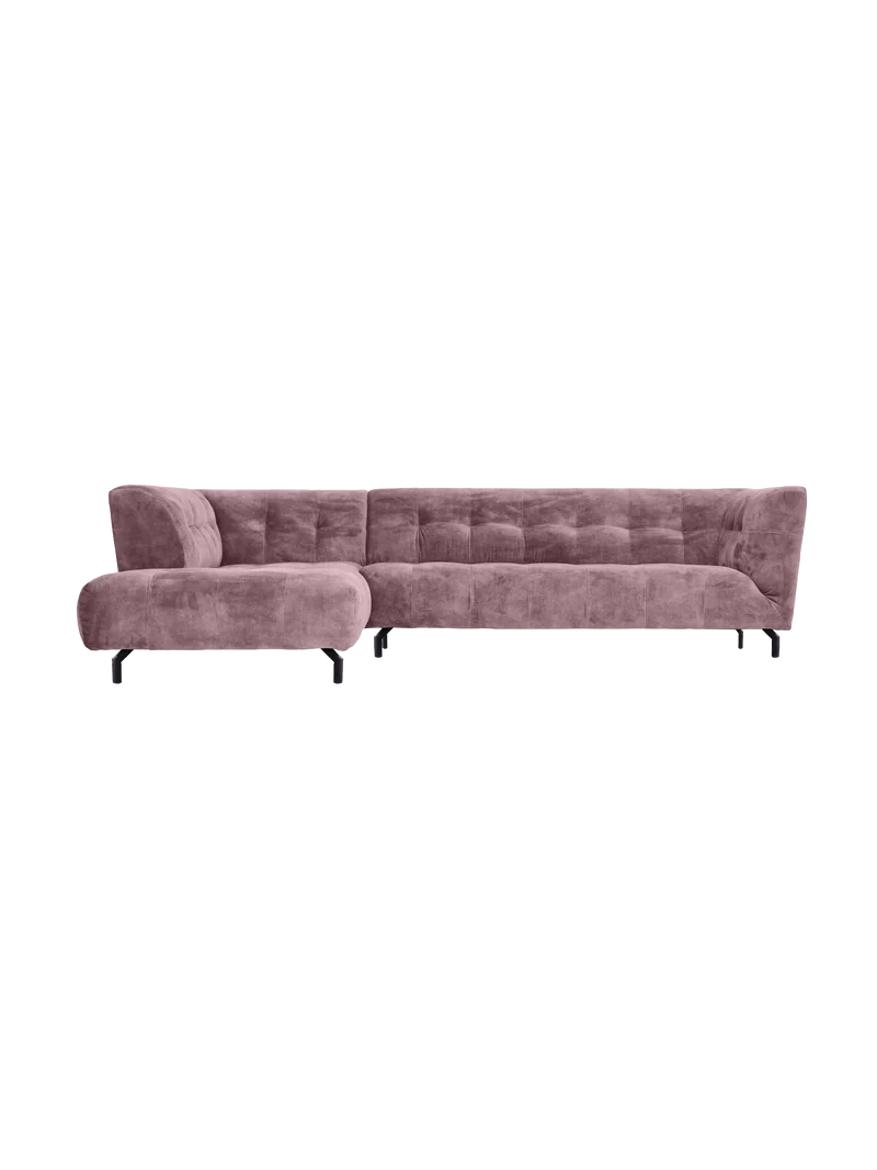 Ecksofa Easy – modernes Designsofa mit Metallfuß in vielen Farben