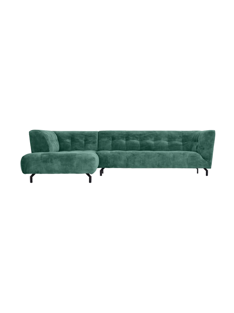 Ecksofa Easy – modernes Designsofa mit Metallfuß in vielen Farben