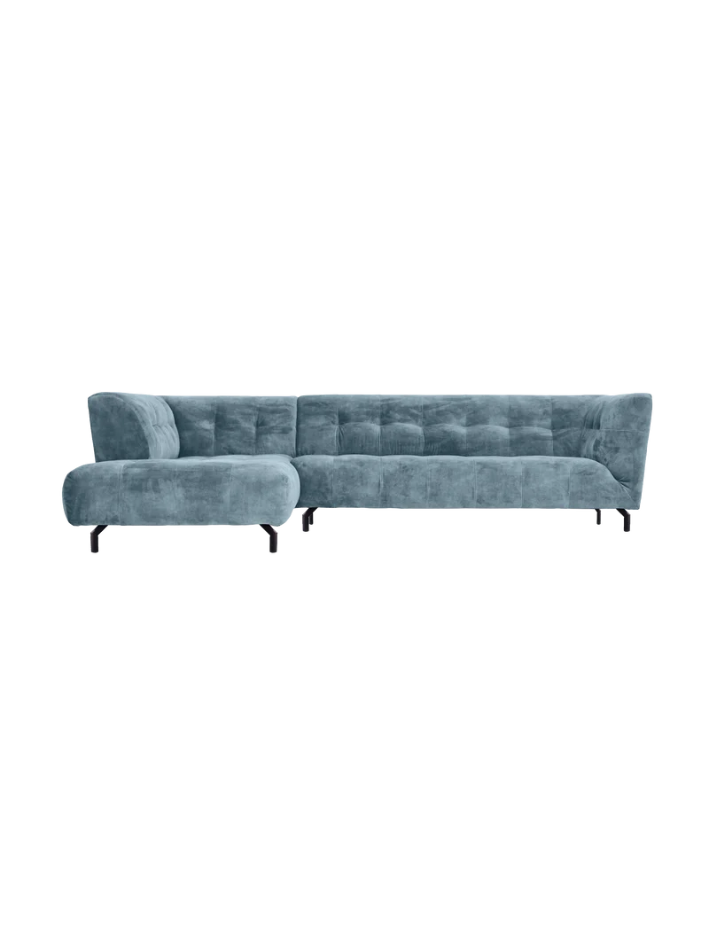 Ecksofa Easy – modernes Designsofa mit Metallfuß in vielen Farben