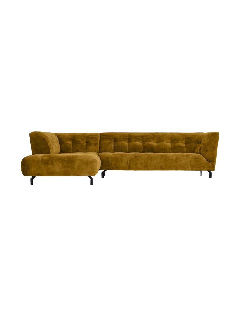 Ecksofa Easy – modernes Designsofa mit Metallfuß in vielen Farben