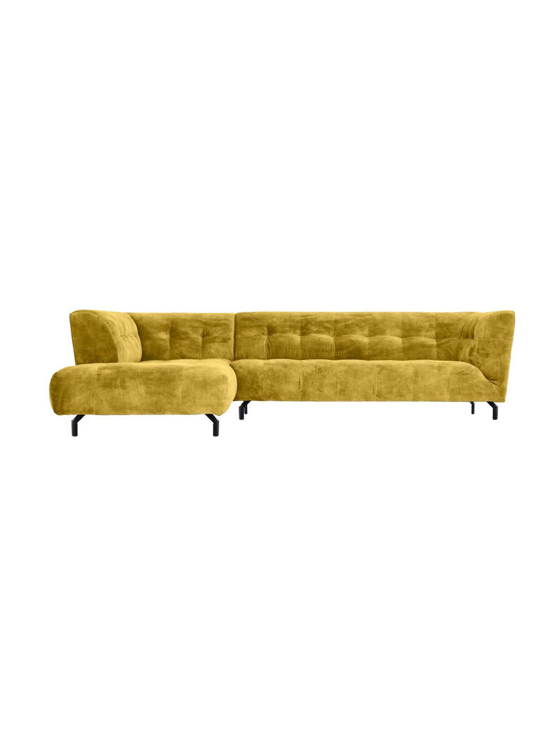 Ecksofa Easy – modernes Designsofa mit Metallfuß in vielen Farben