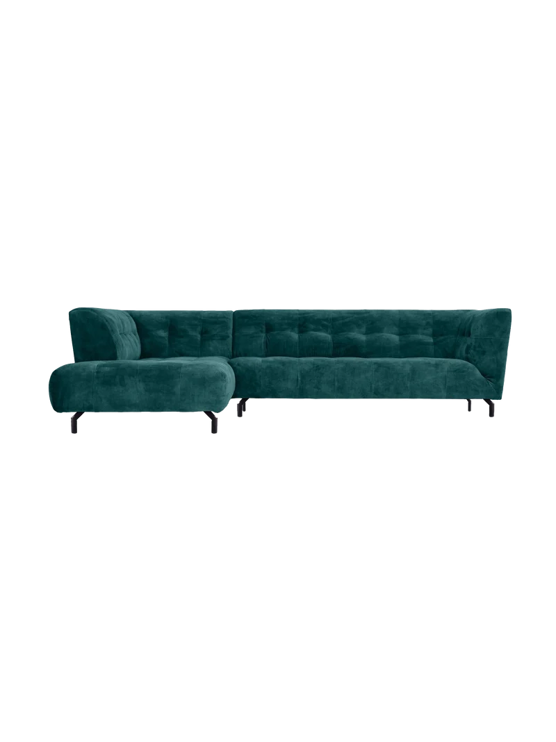 Ecksofa Easy – modernes Designsofa mit Metallfuß in vielen Farben