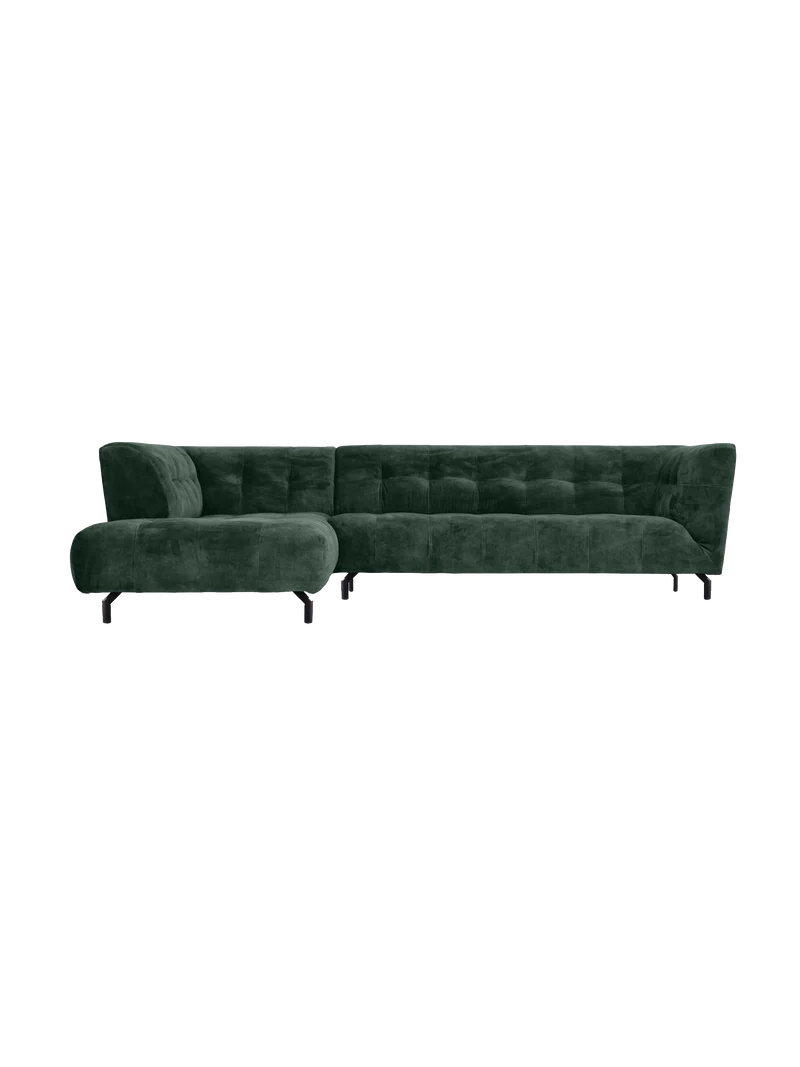 Ecksofa Easy – modernes Designsofa mit Metallfuß in vielen Farben
