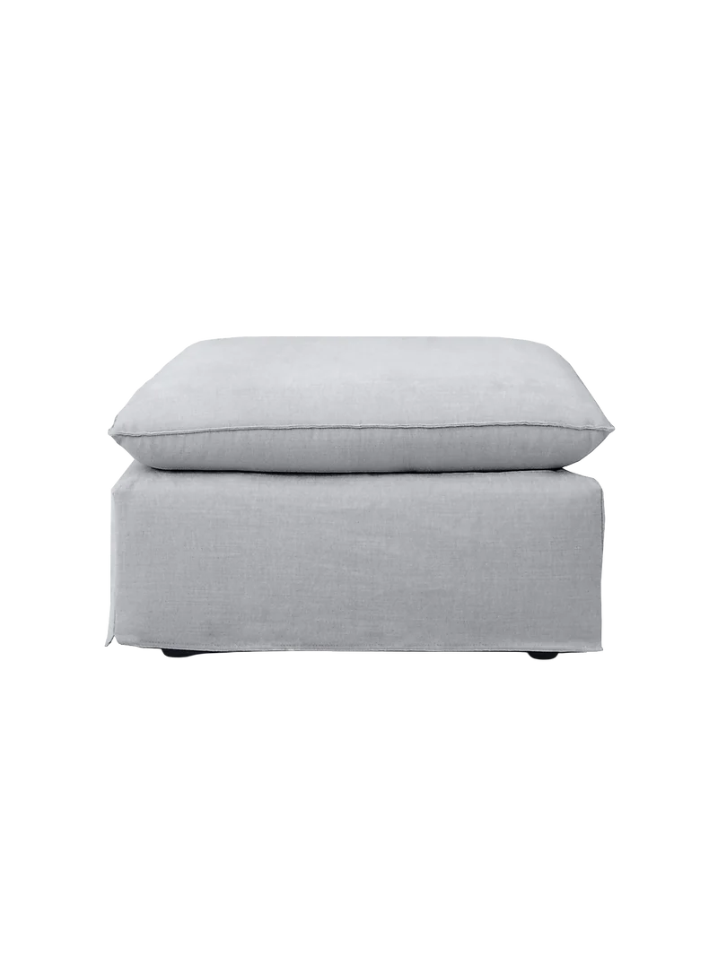 Hocker Leana – moderner Designhocker mit abziehbarer Husse