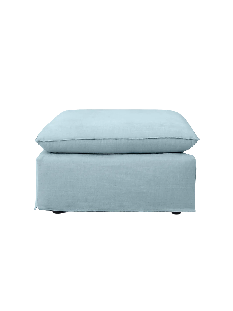 Hocker Leana – moderner Designhocker mit abziehbarer Husse