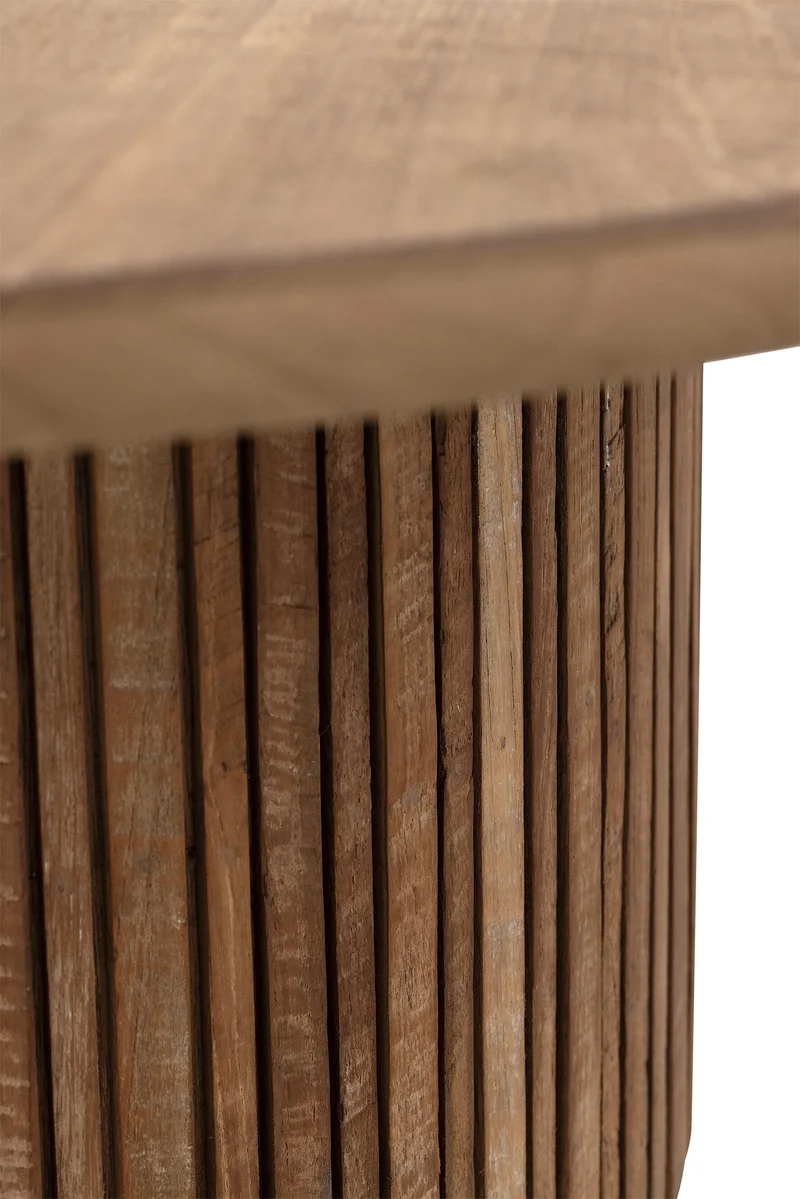 Coffeetable Mata ø90cm, Teakholz