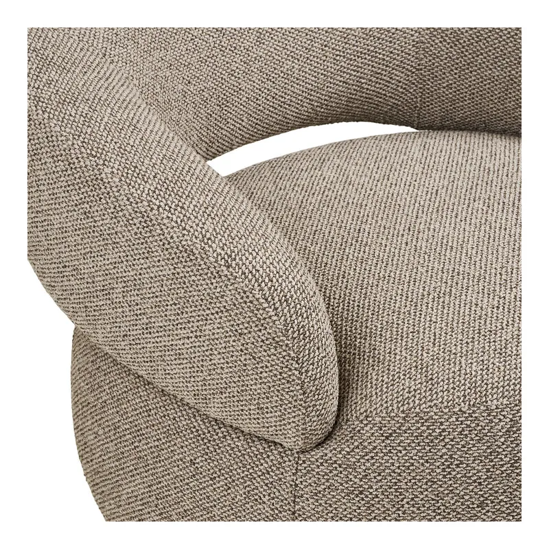 Loungesessel, dunkles beige